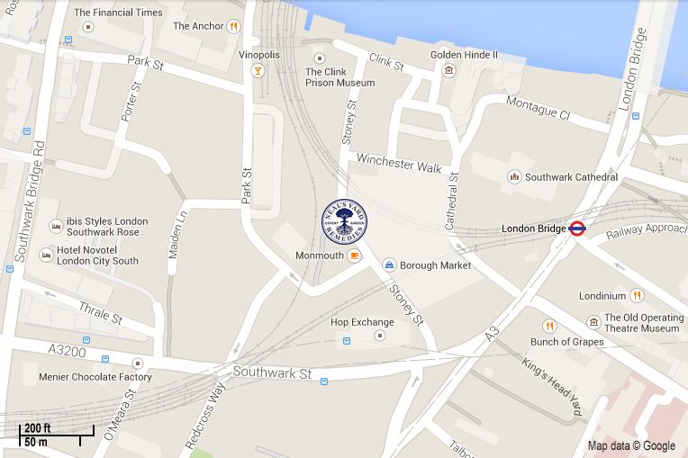 Neals Yard Remedies Borough Market map