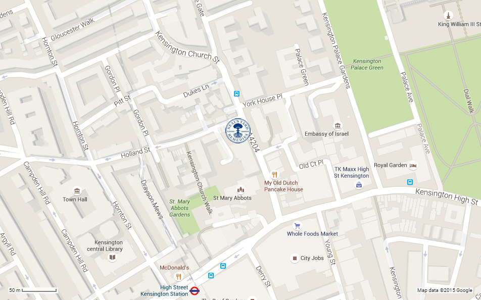 Neals Yard Remedies Kensington map